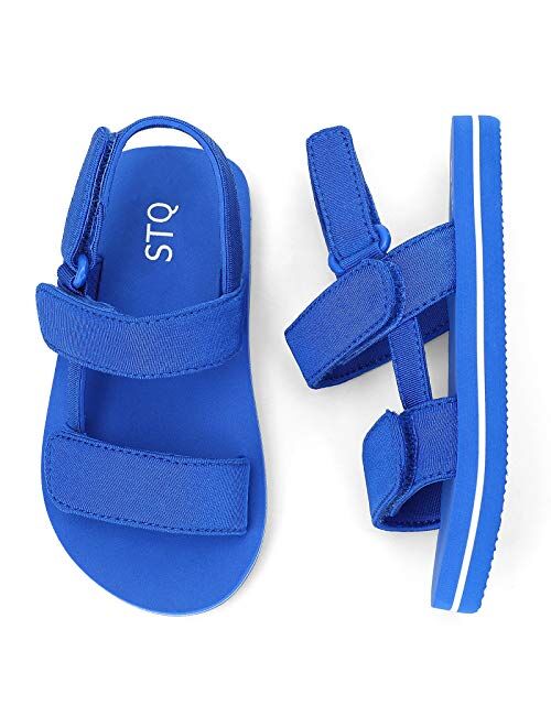 STQ Toddler Sandals Boys Girls Soft Open Toe Outdoor Beach Summer Flats Sandals