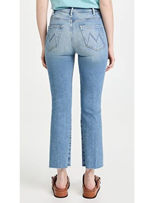 MOTHER Women's The Hustler Ankle Fray Jeans