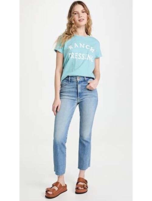 MOTHER Women's The Hustler Ankle Fray Jeans