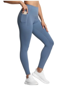 Tummy Control Workout Leggings with Pockets High Waist Athletic Yoga Pants for Women Running, Hiking