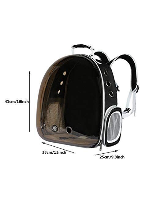 ZYHOOOE Cat Backpack Carriers,Pet Bubble Backpack,Pet Capsule Knapsack,Small Space Pet Travel Bag,Waterproof Breathable Pet Carrier Airline Approved,for Travel,Hiking,Wal
