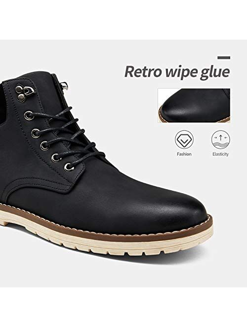 Vostey Men's Hiking Boots Waterproof Casual Chukka Boots for Men