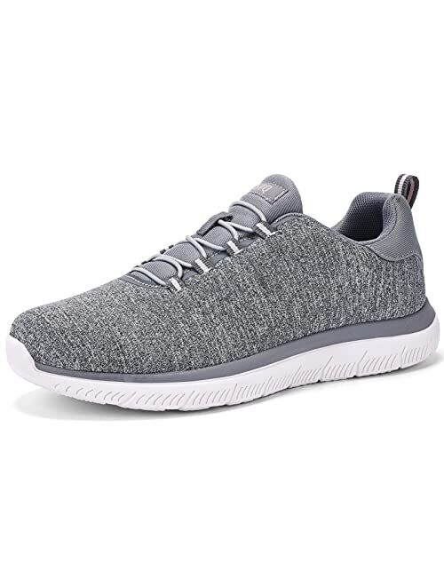 STQ Slip On Walking Shoes for Women Comfortable Tennis Sneaker with Arch Support