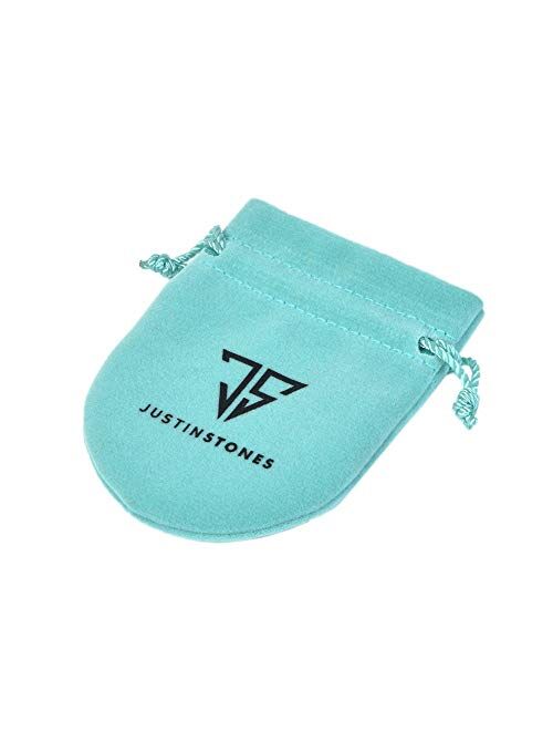 Justinstones Gem Semi Precious Gemstone 10mm Round Beads Stretch Bracelet 7 Inch Unisex