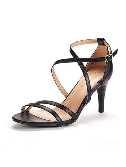 Women's Gigi Fashion Stilettos Open Toe Pump Heel Sandals