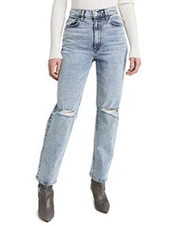 Le Jean Women's Relaxed Straight Jeans
