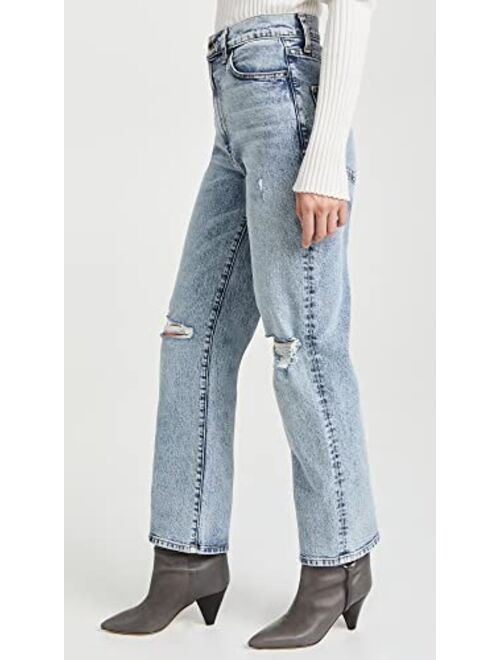 Le Jean Women's Relaxed Straight Jeans
