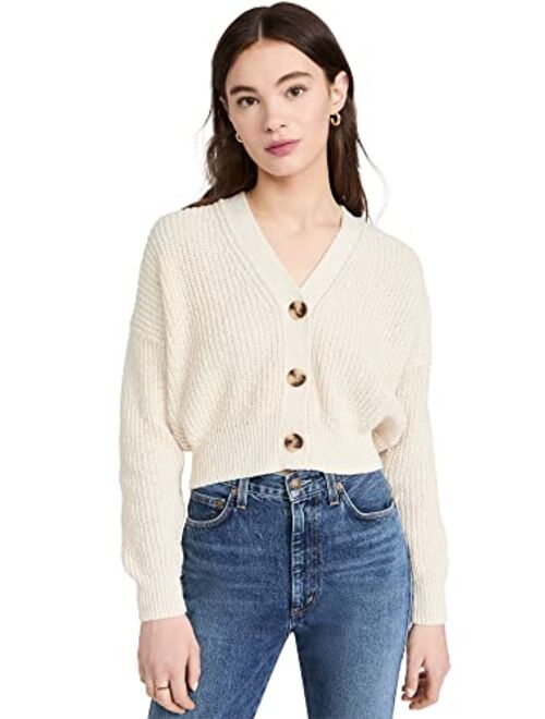 Madewell Women's Greywood Crop Cardigan Sweater