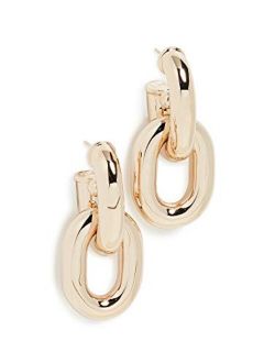 Paco Rabanne Women's XL Link Hoop Earrings