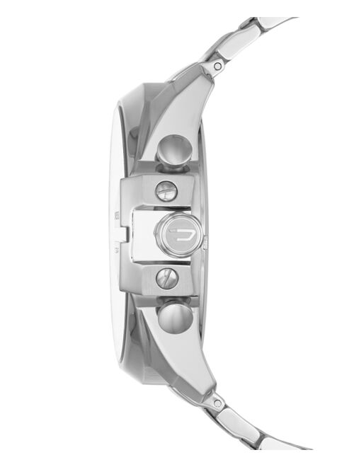 Diesel Men's Chronograph Mega Chief Stainless Steel Bracelet Watch 59x51mm DZ4308