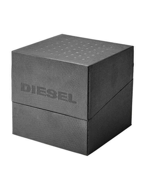 Diesel Men's 2005 Ana-Digi Black-Tone Stainless Steel Watch 51mm