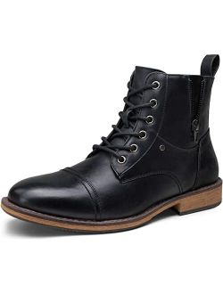 Vostey Men's Motorcycle Boots Business Casual Chukka Boot for Men