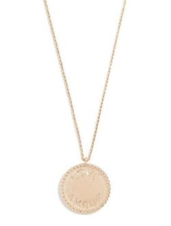 Ariel Gordon Jewelry Women's 14k Imperial Disc Love Amour Necklace