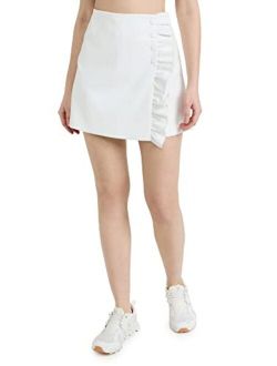 Tory Sport Women's Tech Twill Ruffle Golf Skort