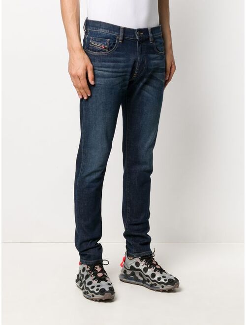 Diesel D-Strukt low rise zipper fly jeans