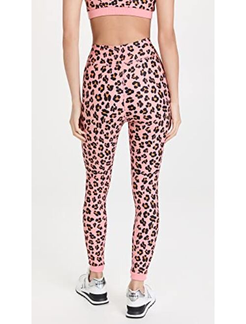 The Upside Women's Rose Cheetah Midi Pants