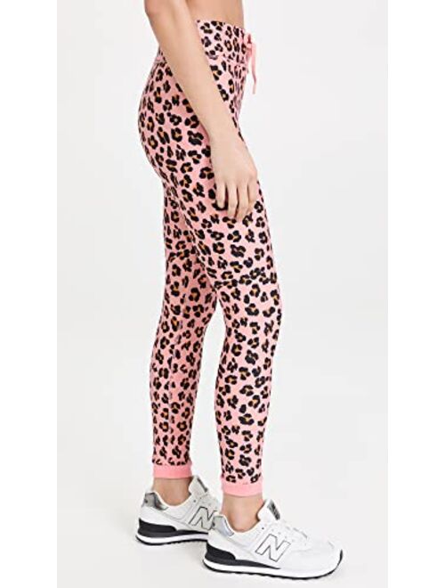 The Upside Women's Rose Cheetah Midi Pants