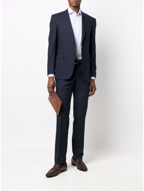 Canali fitred single-breasted suit