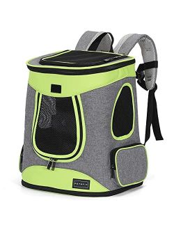 Petsfit Comfortable Dog Cat Backpack Carrier | for Travel Hiking Walking Cycling | Suitable for Pet up to 22 Pounds