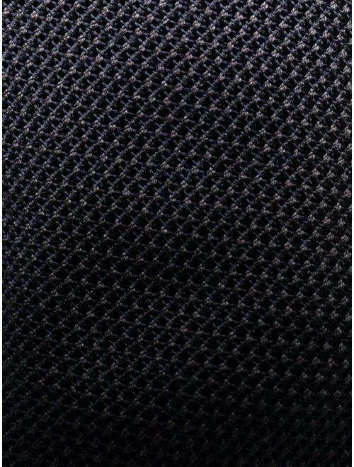 Canali textured silk tie