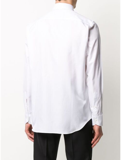 Canali button-up cotton dress shirt