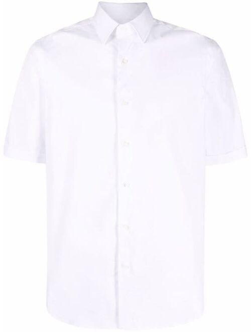 Canali buttoned short-sleeve shirt