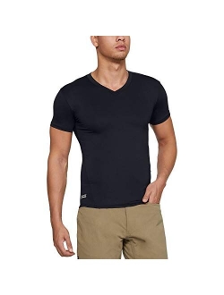 Men's HeatGear Tactical V-Neck Compression Short Sleeve T-Shirt