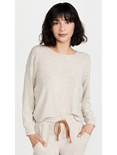 SUNDRY Women's Twist Back Sweater