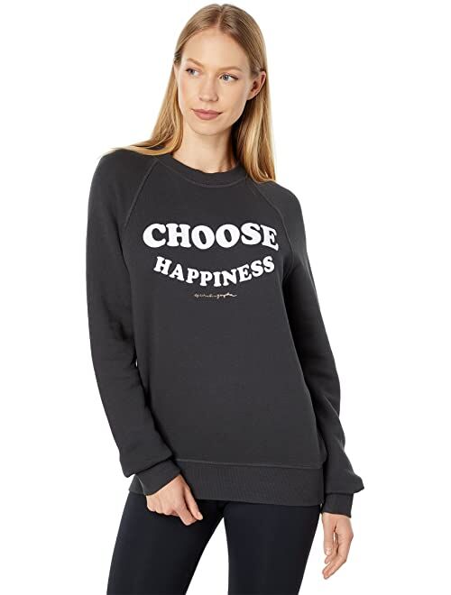 Spiritual Gangster Happiness Old School Terry Pullover