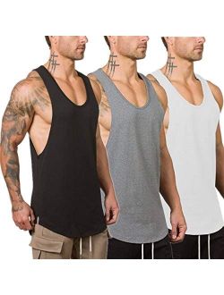 Muscle Killer 3 Pack Men's Muscle Gym Workout Stringer Tank Tops Bodybuilding Fitness T-Shirts