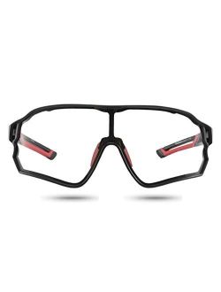 ROCKBROS Photochromic Sunglasses for Men Cycling Sunglasses Sports Bike Glasses