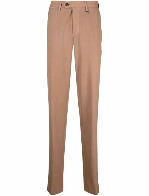 Canali off-centre button trousers