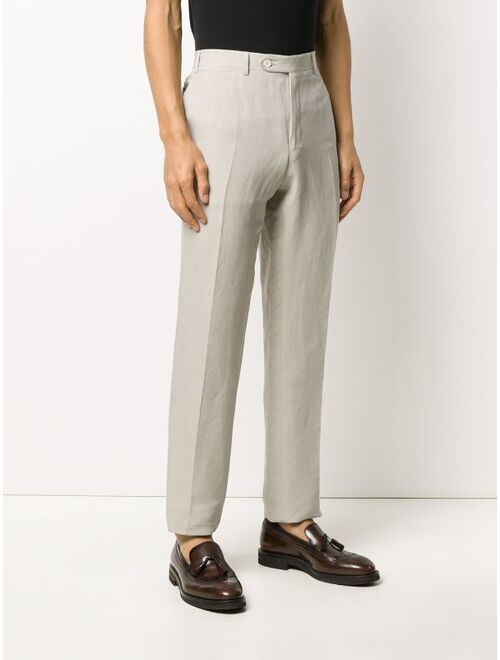 Canali straight-fit trousers