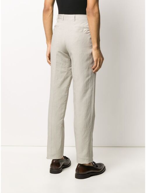 Canali straight-fit trousers