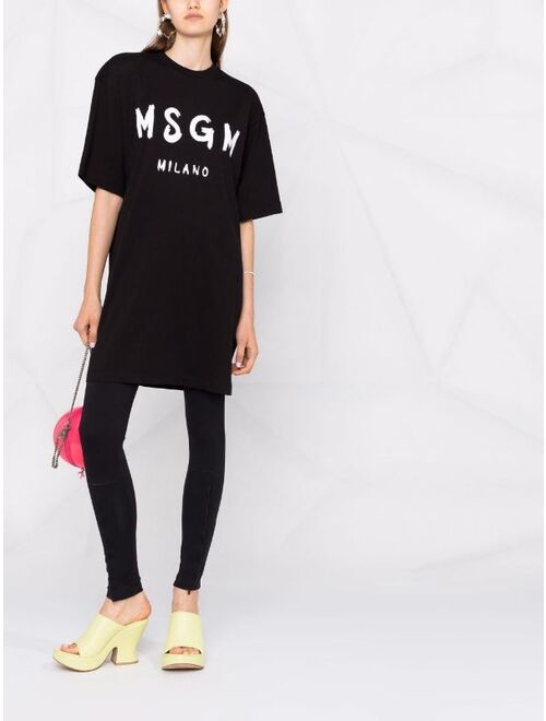 MSGM logo-printed T-shirt dress