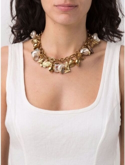 charm-detail Statement necklace For Women