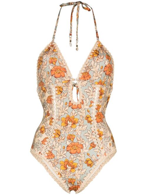 ZIMMERMANN Andie floral-print swimsuit
