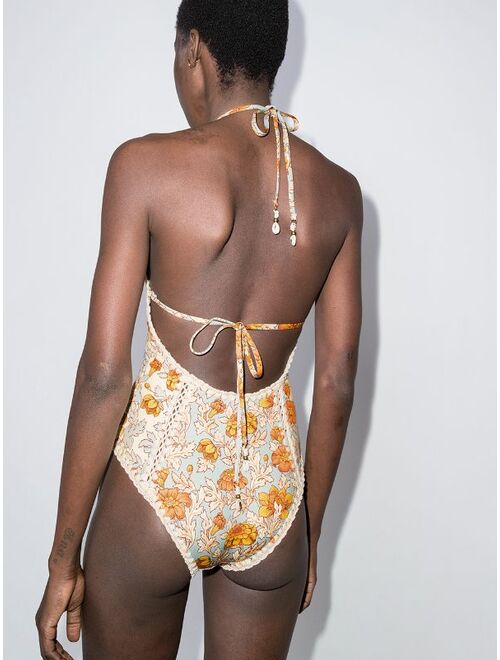 ZIMMERMANN Andie floral-print swimsuit