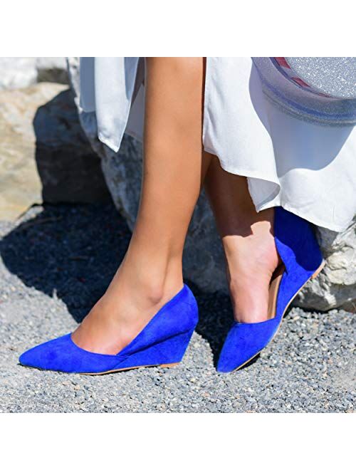 Brinley Co. Womens Lizzie Satin Pointed Toe Rhinestone Ankle Strap D'Orsay Stiletto Heels
