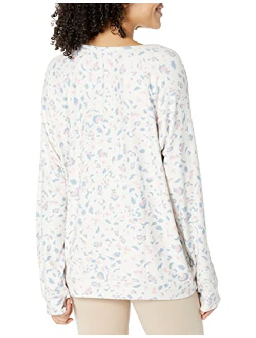PJ Salvage Women's Loungewear Weekend Adventurer Long Sleeve Top