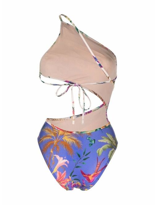 ZIMMERMANN Tropicana one-strap swimsuit