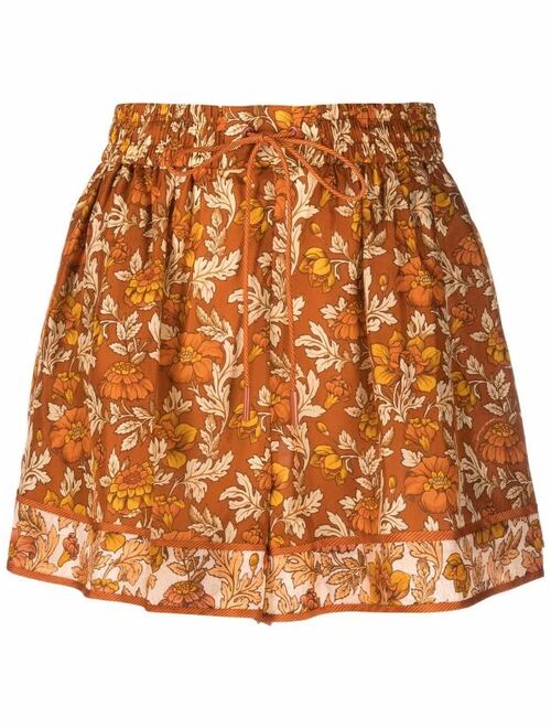 ZIMMERMANN Andie floral-print shorts