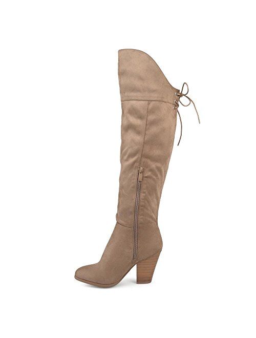 Brinley Co. Womens Siro Faux Suede Over-The-Knee Boots Womens US