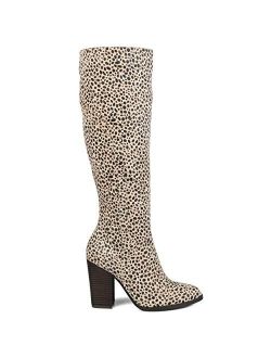 Womens Detailed Knee High Boot