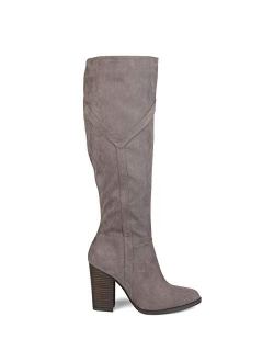 Womens Detailed Knee High Boot