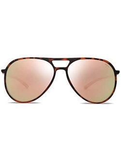 Classic Polarized Ultra Lightweight Flexible Aviator Men Women Sunglasses JOURNEY SJ2065