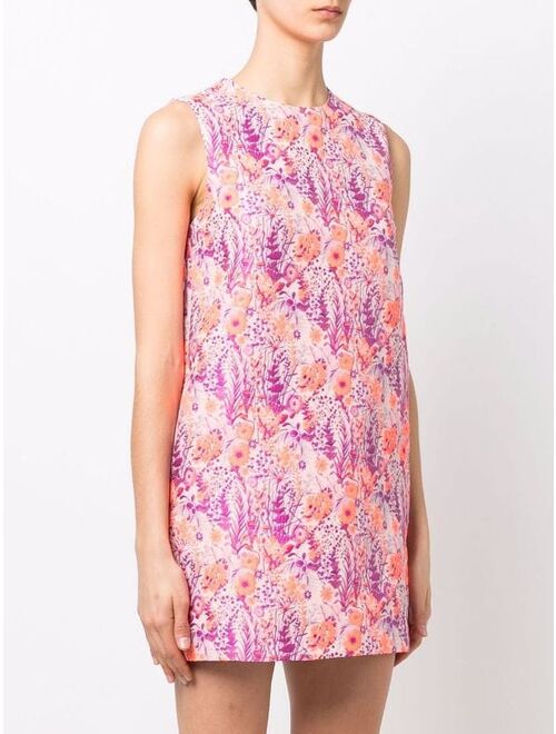 MSGM floral shift dress