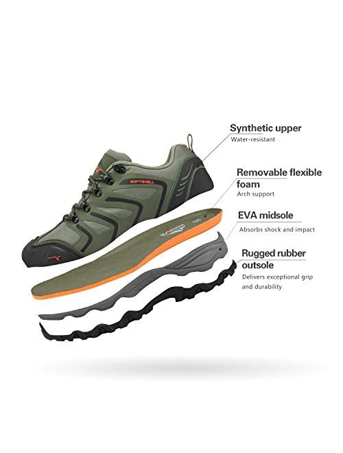 Buy NORTIV 8 Men's Low Top Waterproof Hiking Shoes Outdoor Lightweight