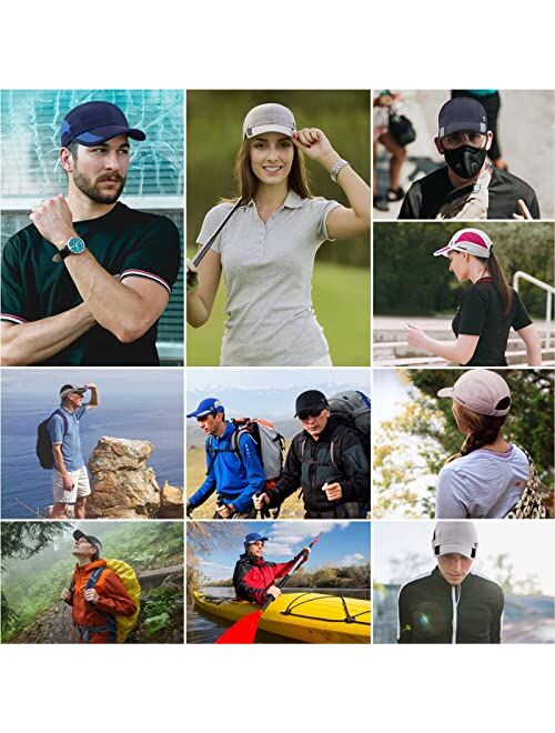 GADIEMKENSD Outdoor Sports Cap Unstructured Quick Dry Running Hat for Adults