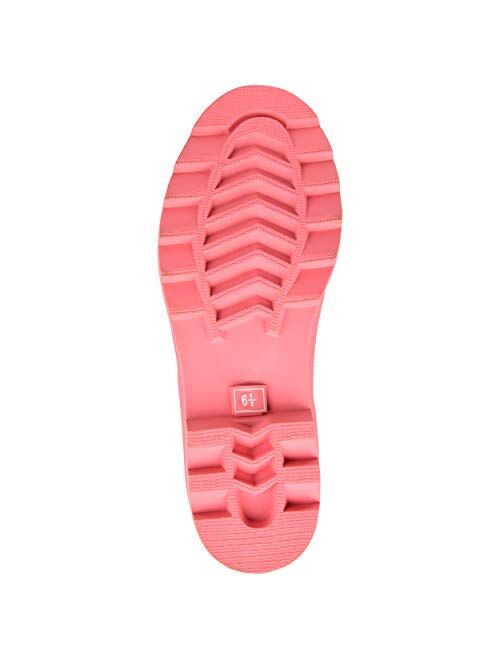 Brinley Co. Womens Classic Rubber Rain Boot